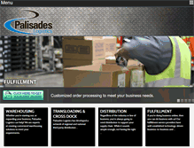 Tablet Screenshot of palisadeslogistics.com